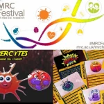 Compilation of photos from the Supercytes card game events