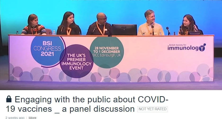 British Society for Immunology Congress 2021